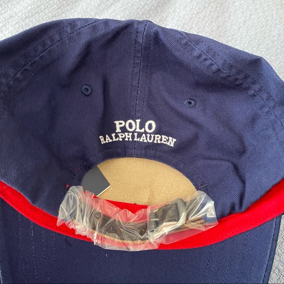 Polo Ralph Lauren Bear Baseball Cap Hat - Navy NEW - Picture 3 of 8